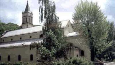 The Church of the Assumption of the Blessed Virgin Mary built between 1866 and 1886, destroyed in October 1992.